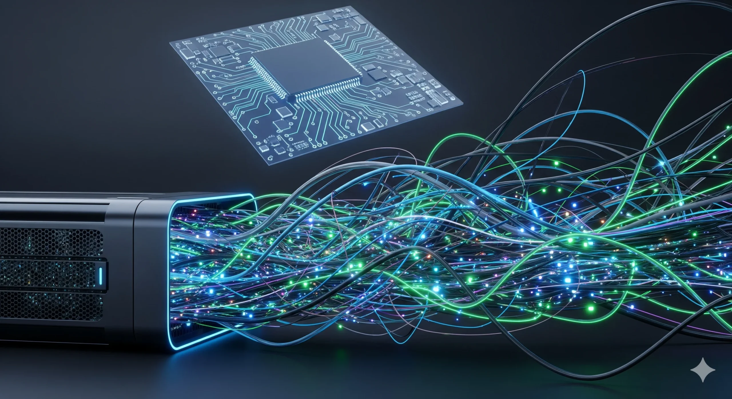 Complex digital infrastructure giving way to organized technology, highlighting the need for simpler automation alternatives.